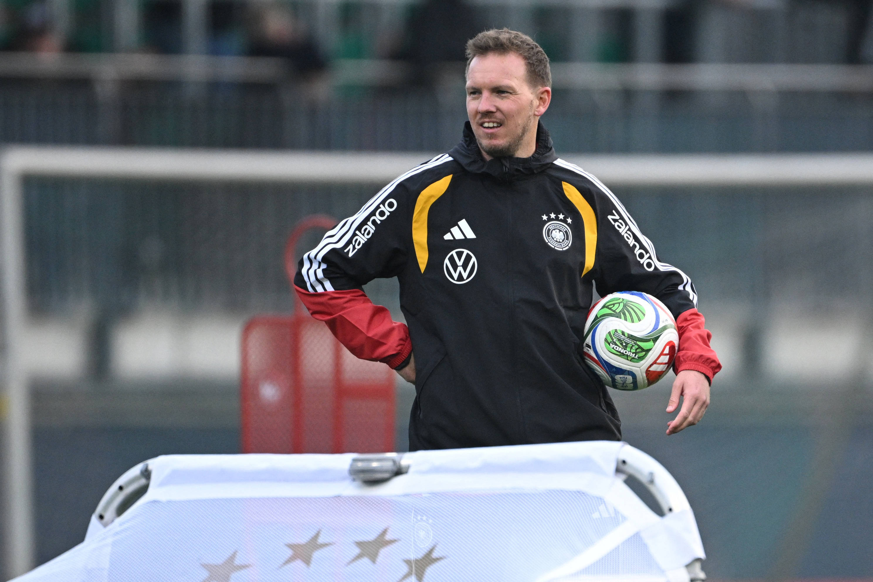 （外代二线）足球——世预赛：德国队赛前备战