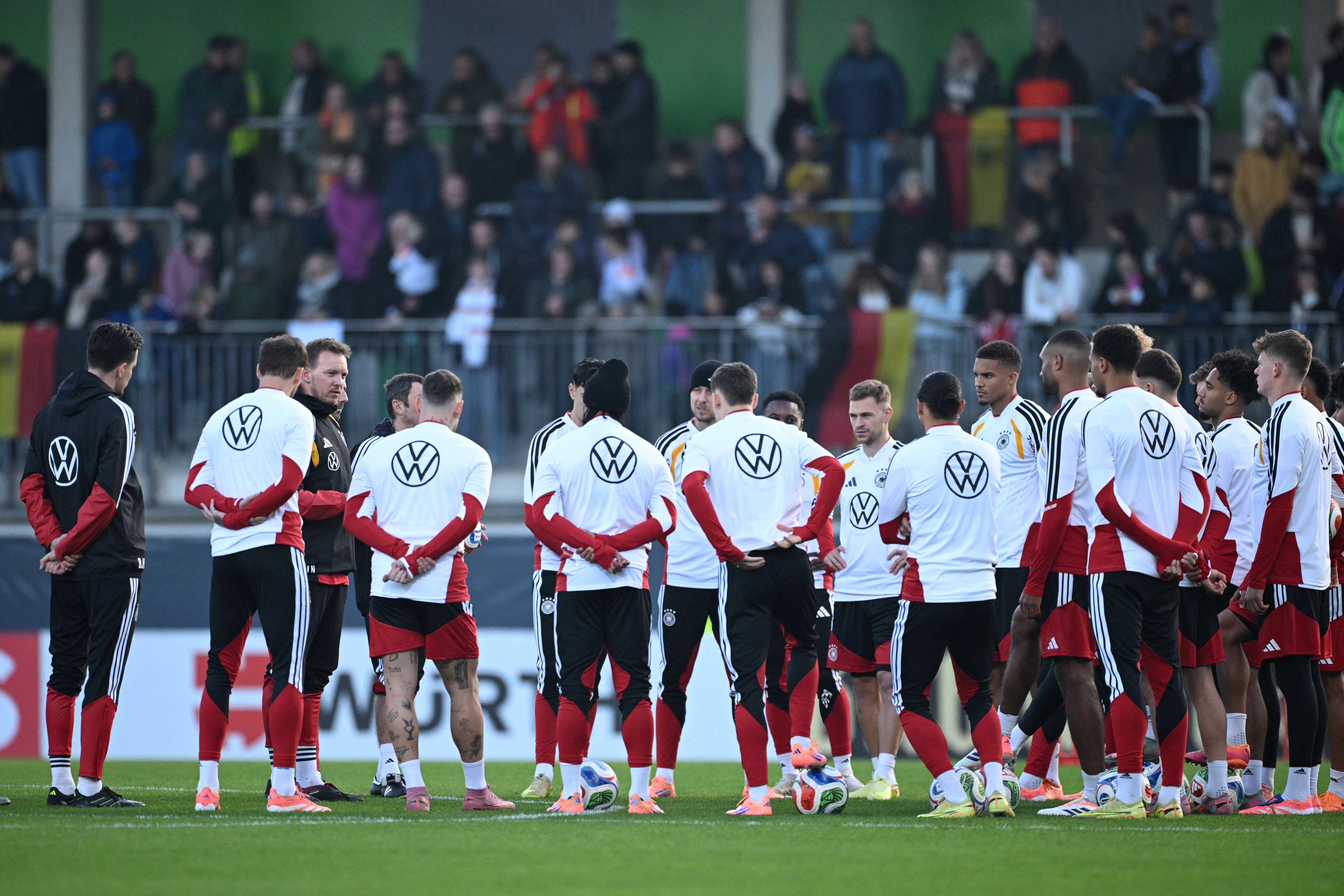 （外代二线）足球——世预赛：德国队赛前备战