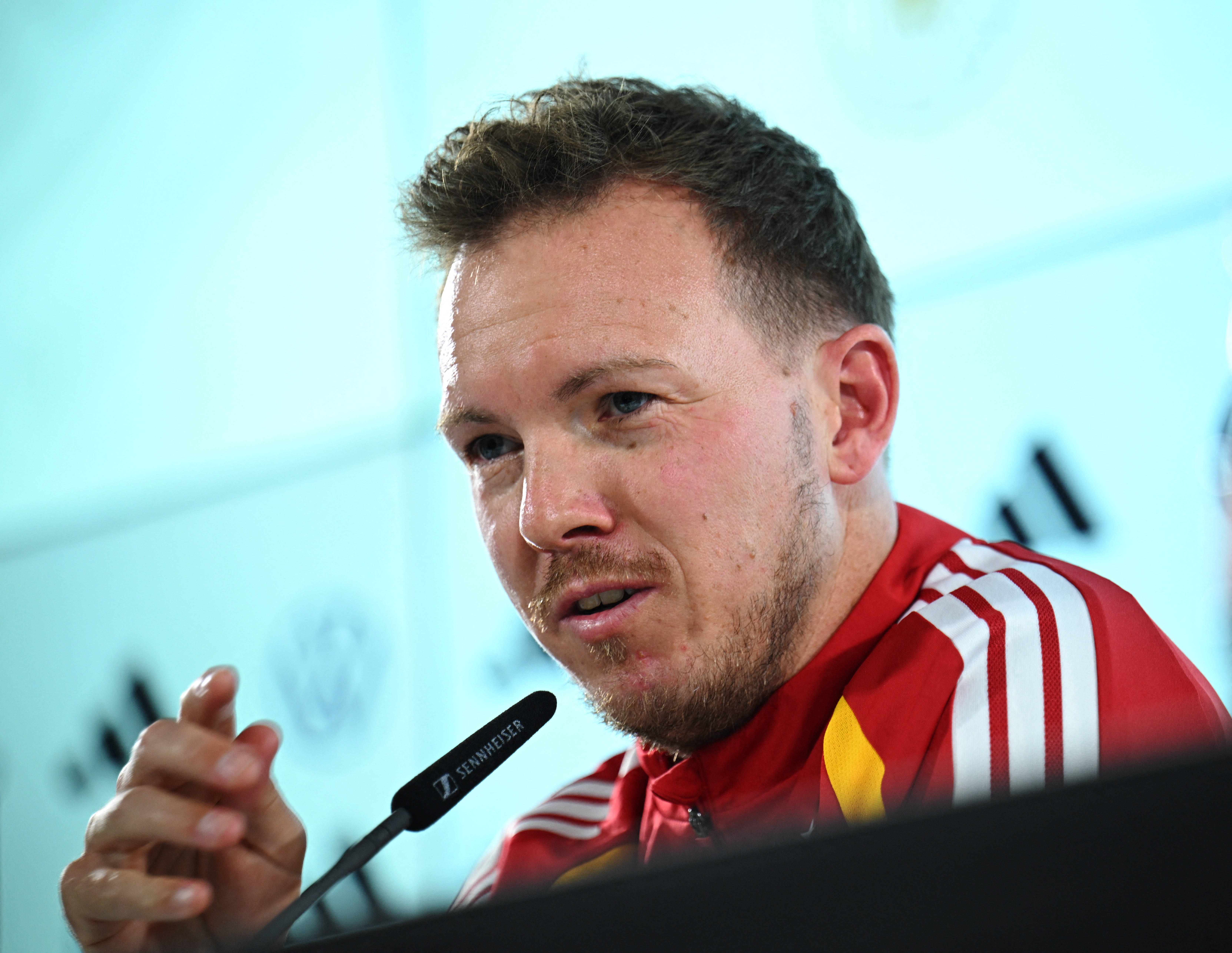 （外代二线）足球——世预赛：德国队赛前备战