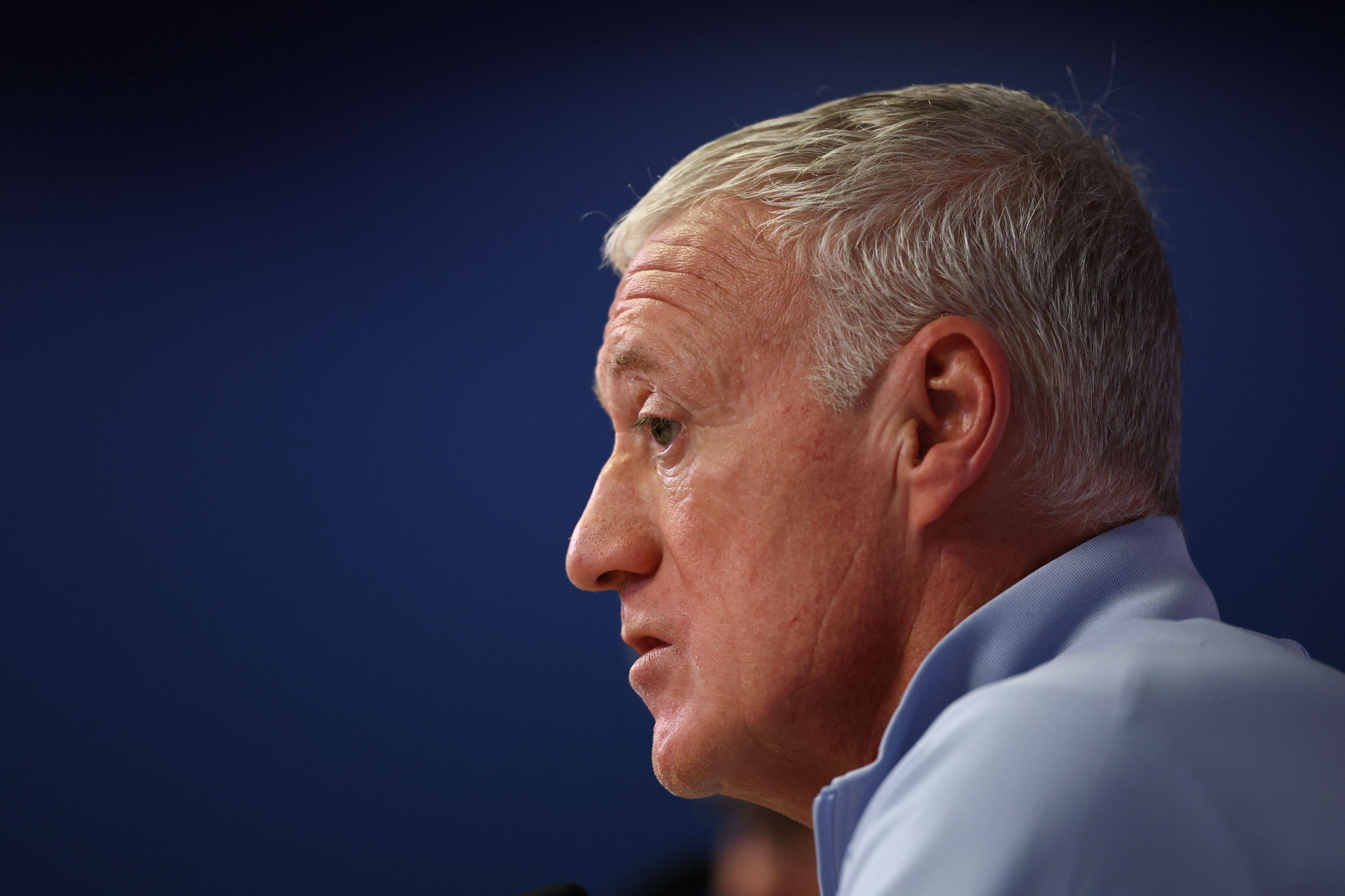 （外代二线）足球——世界杯预选赛：法国队备战