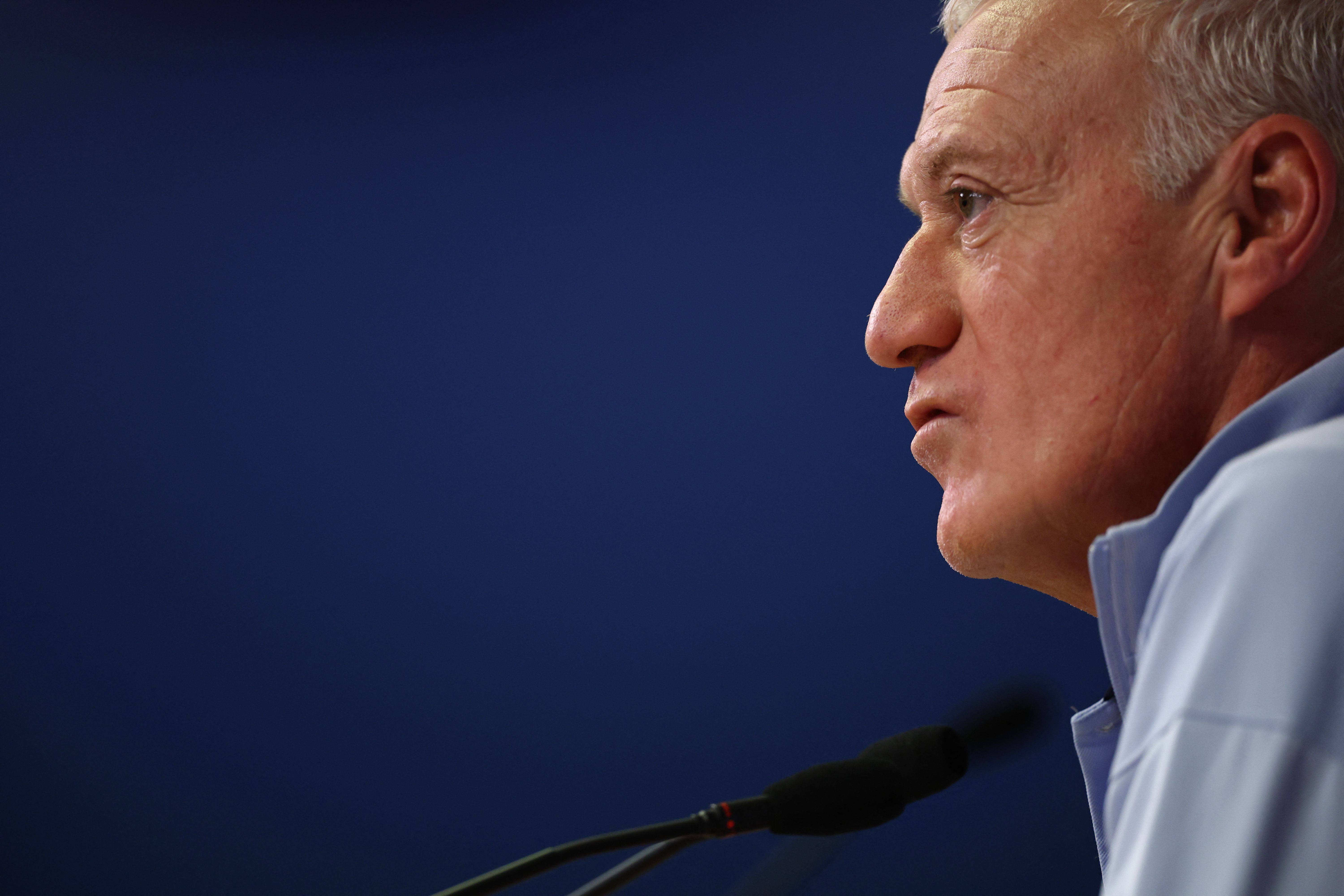 （外代二线）足球——世界杯预选赛：法国队备战