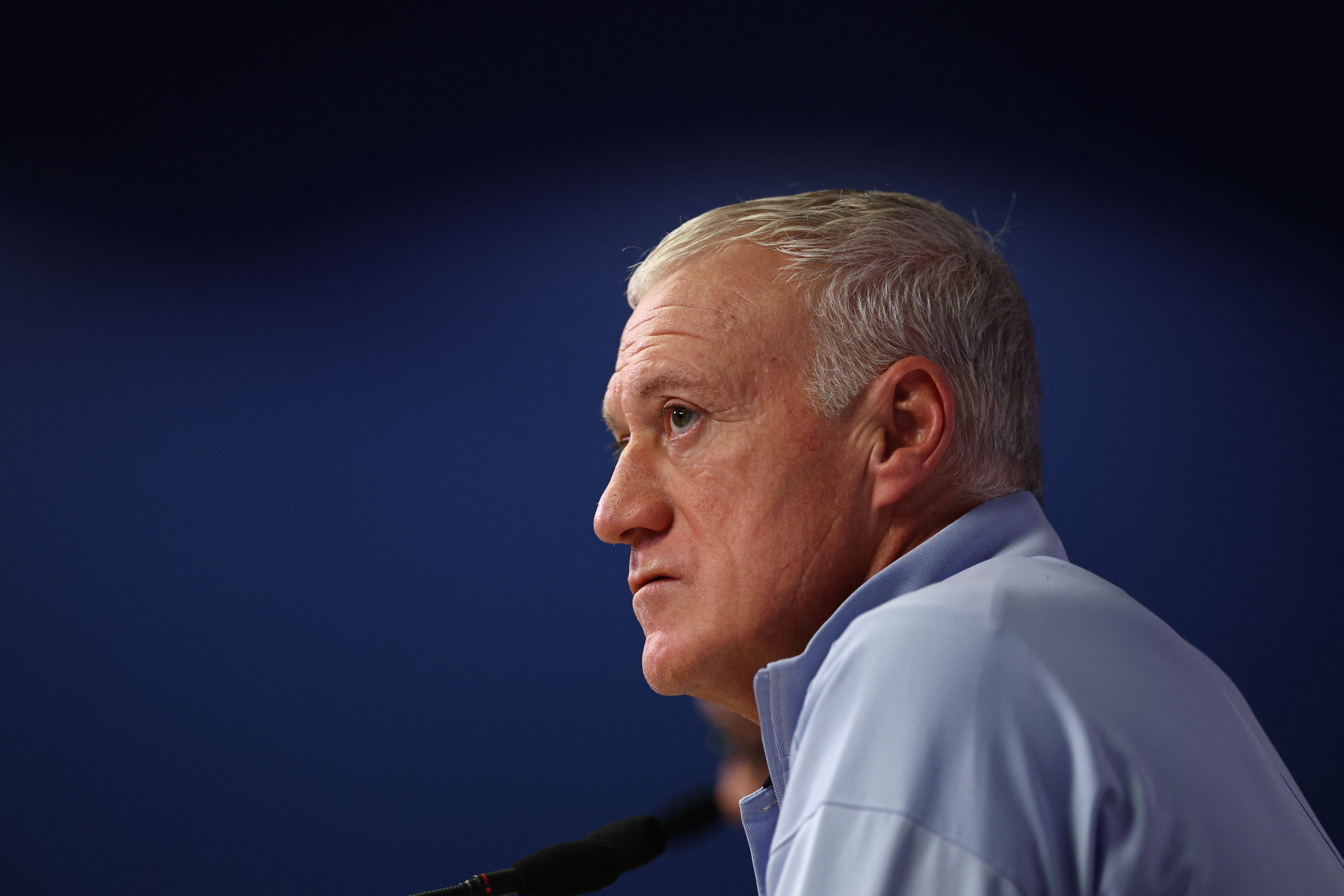 （外代二线）足球——世界杯预选赛：法国队备战