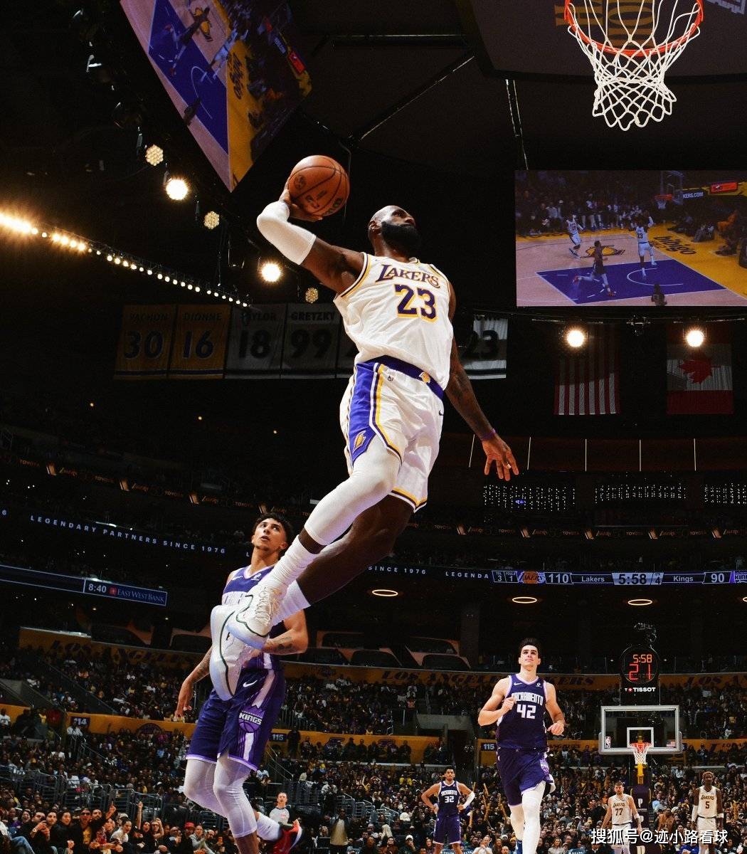 24分大胜国王！詹姆斯证明湖人大错特错，东契奇应跟他学如何争冠