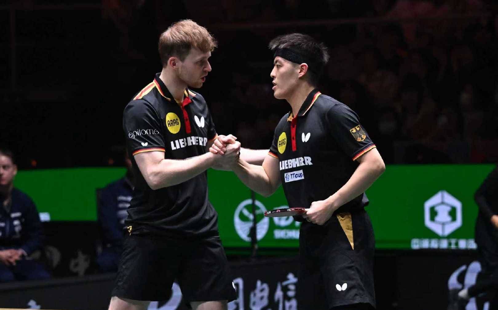 日本队击败德国队，张本美和横扫考夫蔓，香港队击败日本队