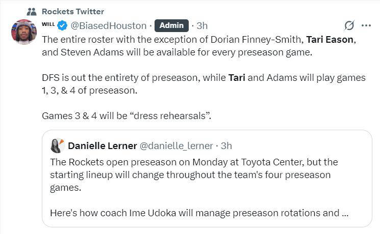 杜兰特稳定底角三分，火箭季前赛备战如何？